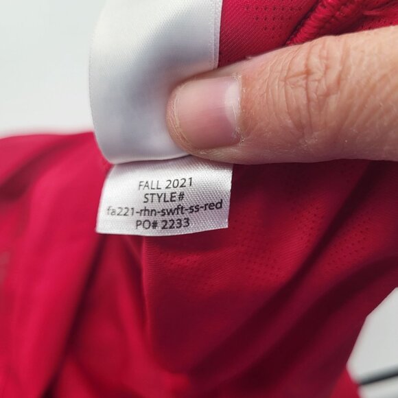 RHONE x PELOTON Performance Workout Shirt Red Men's SZ Small - Picture 9 of 11